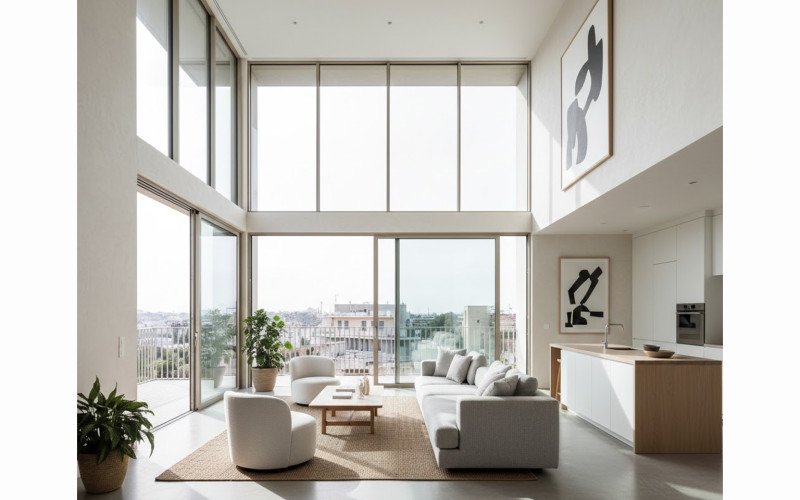 Minimalist Architecture with Natural Light